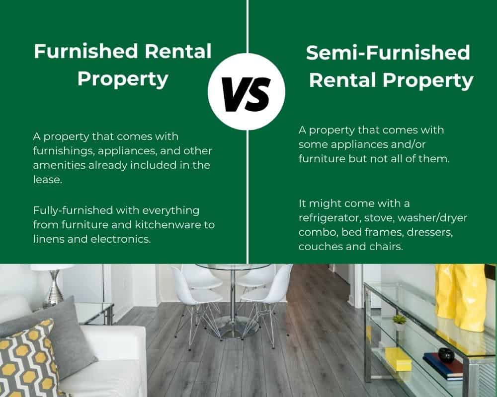 What Is A Furnished Rental Property Versus Semi-Furnished?